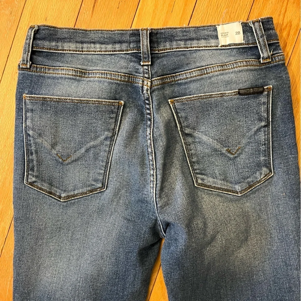 Hudson Blair Super Skinny Jeans Distressed Medium Wash Sz 28 - Picture 7 of 10